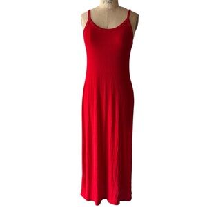 Vintage 90s Red Maxi Dress